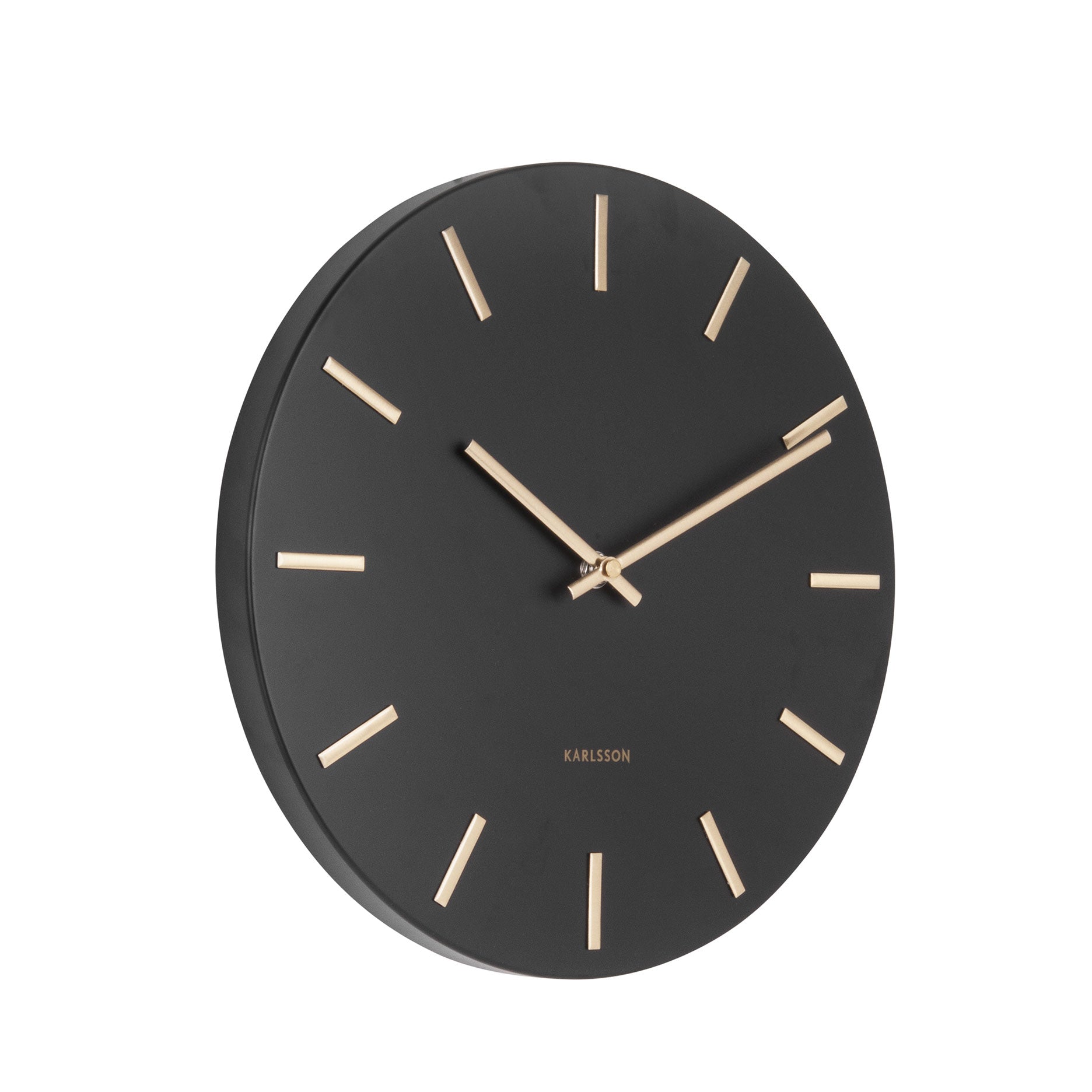 Charm vægur Ø30 cm sort